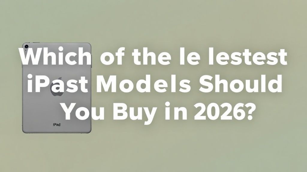 2026年iPad全系列选购指南