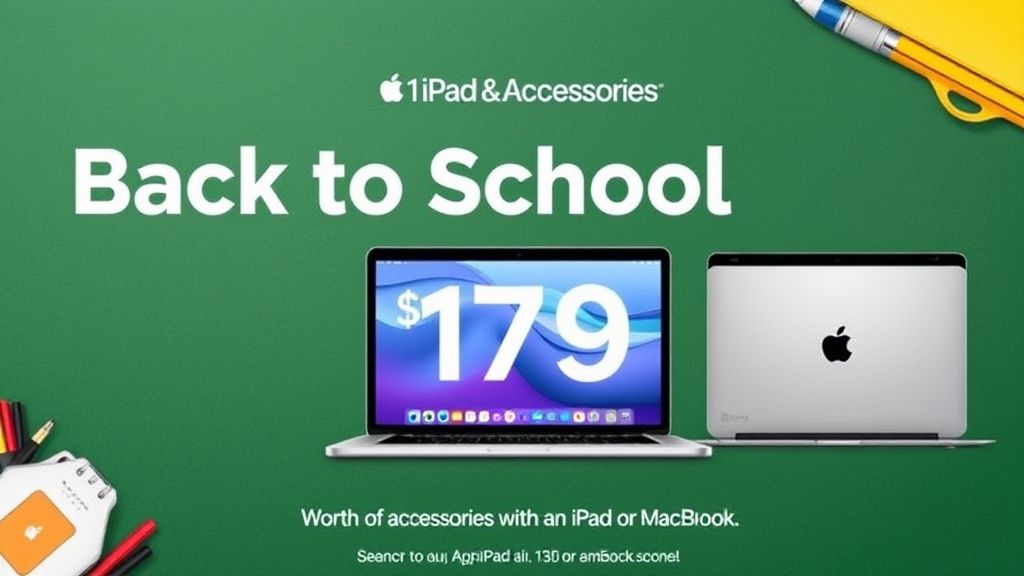 2025苹果返校季促销全解读：教育优惠+配件折扣双重福利