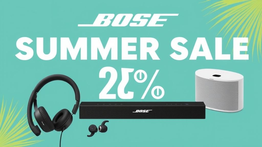 Bose翻新产品夏日狂欢：叠加优惠最高省47%