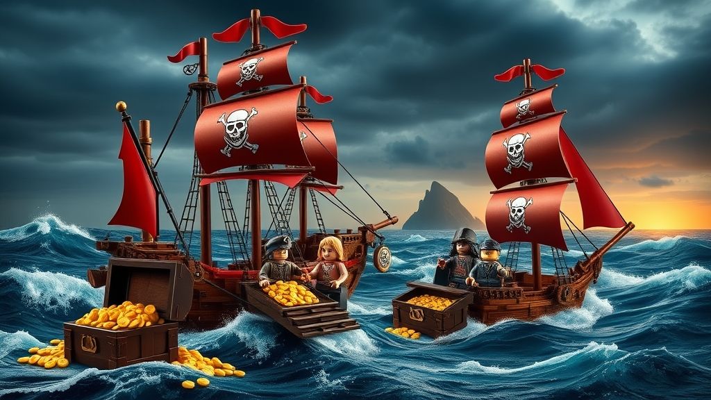 乐高ICONS系列重磅推出加勒比海盗传奇战舰黑珍珠号