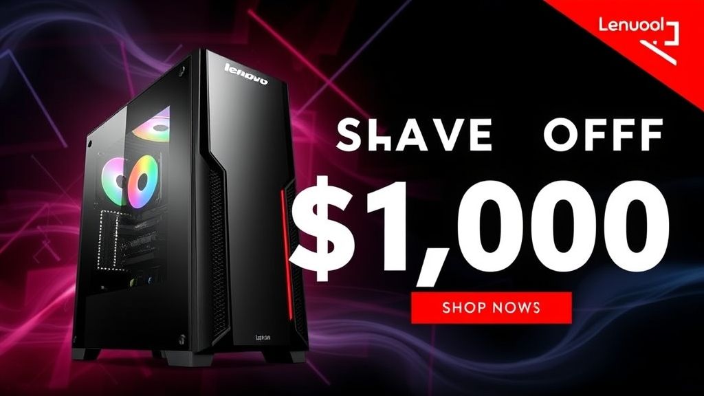 联想Legion Tower 7i Gen 10限时特惠：性能怪兽直降千元