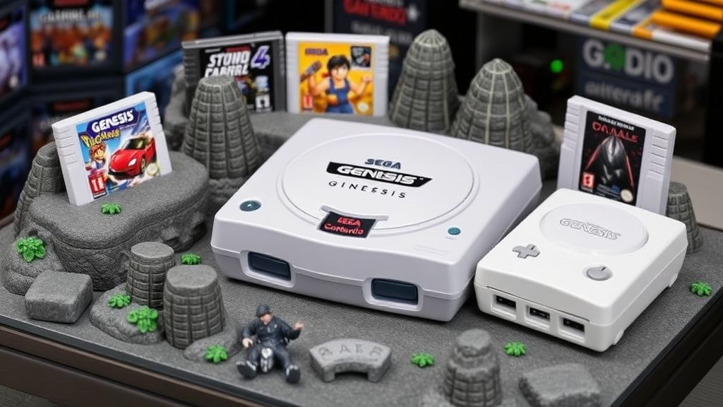 世嘉MD经典游戏场景微缩模型补货在即