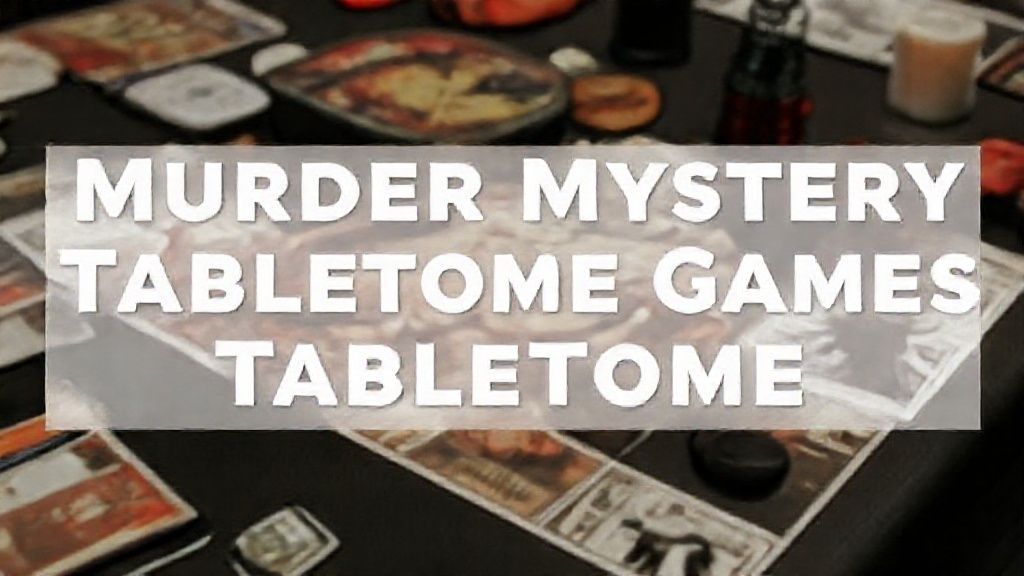 2025谋杀之谜桌游终极指南：10款让你欲罢不能的推理盛宴