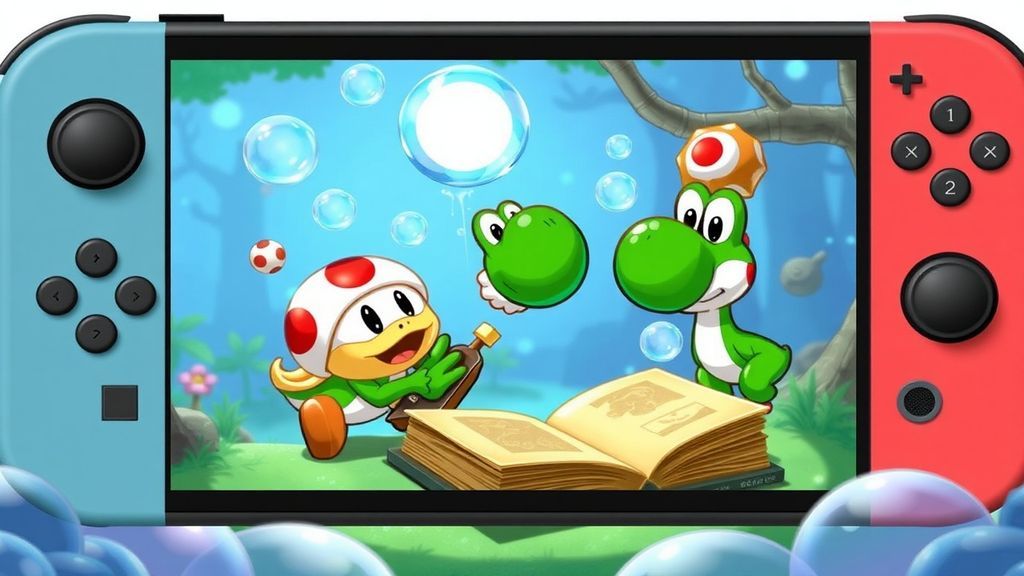 《耀西与神秘之书》实机预告公开！5月21日登陆Switch2开启绘本冒险